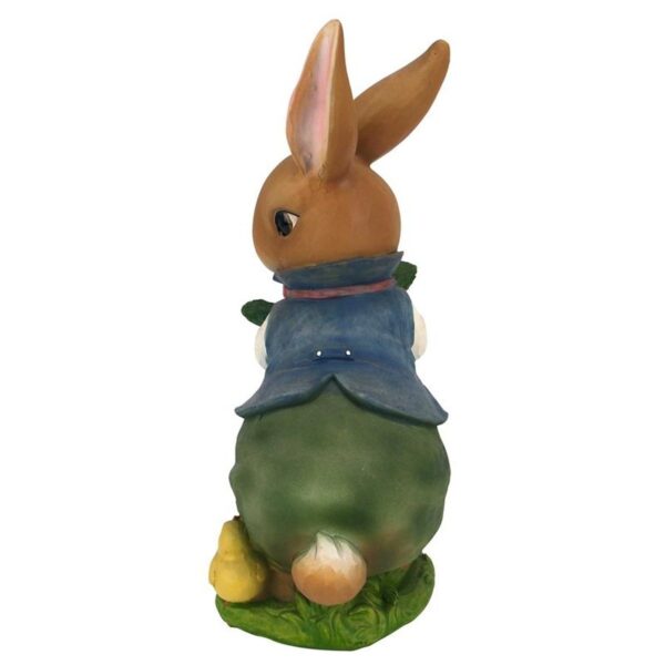 Design Toscano QM226181 7 Inch Bunny Hop Father Rabbit Statue