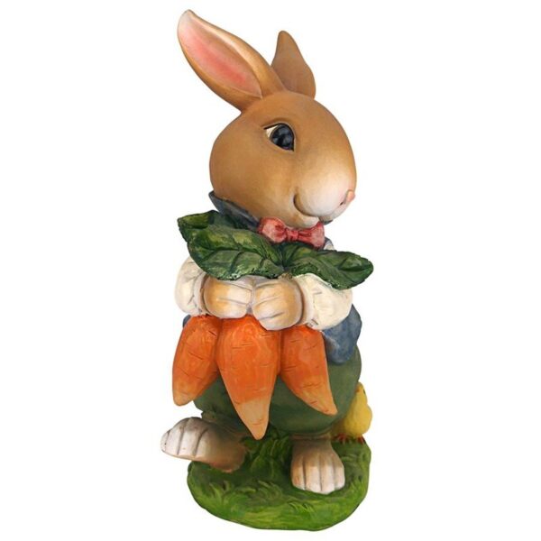 Design Toscano QM226181 7 Inch Bunny Hop Father Rabbit Statue