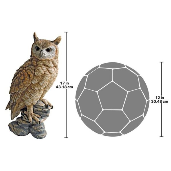 Design Toscano QM2334000 9 Inch Perching Forest Owl Statue