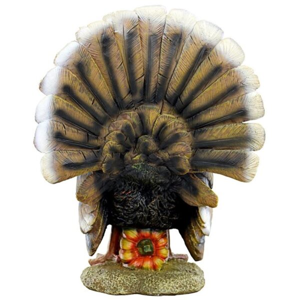 Design Toscano QM2373100 10 Inch North American Turkey Statue