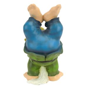 Design Toscano QM2432000 7 1/2 Inch Handstand Henry Garden Gnome Statue