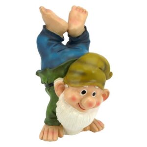 Design Toscano QM2432000 7 1/2 Inch Handstand Henry Garden Gnome Statue