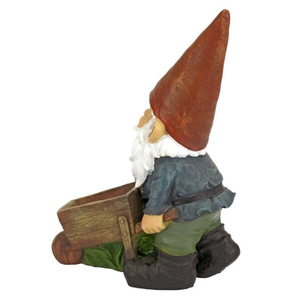 Design Toscano QM2433000 5 Inch Wheelbarrow Willie Garden Gnome Statue