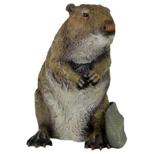 Design Toscano QM2447200 9 Inch Standing Beaver Statue