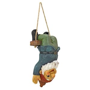 Design Toscano QM2452500 6 Inch Alfie the Acrobat Swinging Gnome Statue