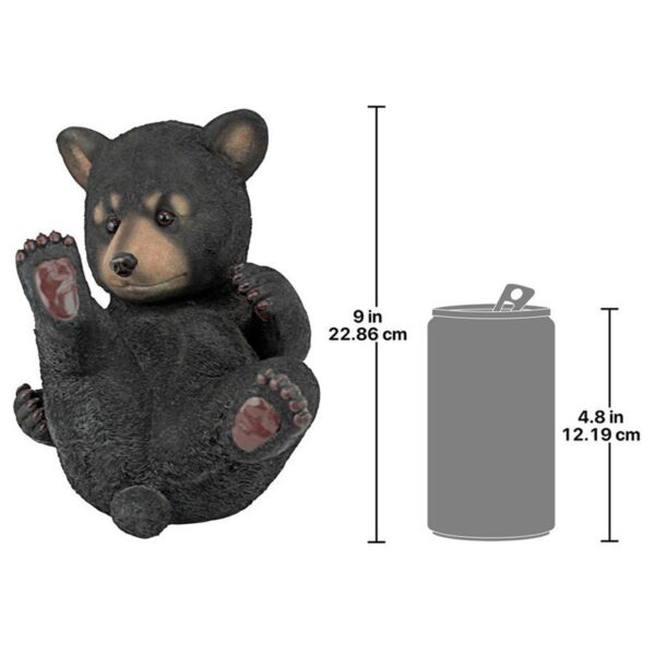 Design Toscano QM2592800 10 Inch Rolling Bear Cub Statue