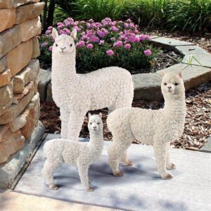 Design Toscano QM2680100 18 1/2 Inch Large Alpaca Statue