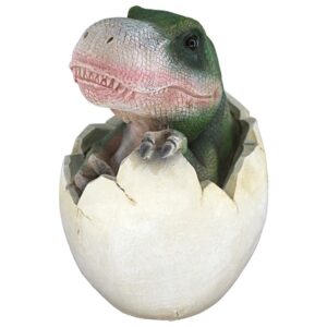 Design Toscano QM2728000 6 Inch Baby Tyramnnosaurus Rex Dino Egg Statue