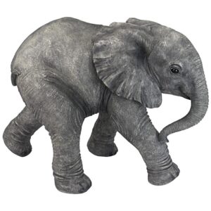 Design Toscano QM2788000 9 1/2 Inch Eloise the Baby Calf Elephant Statue