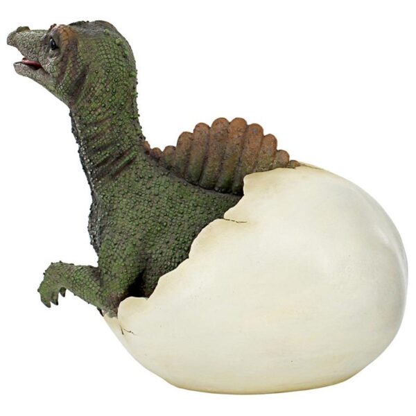 Design Toscano QM2824700 12 1/2 Inch Spinosaurus Dinosaur Egg Statue