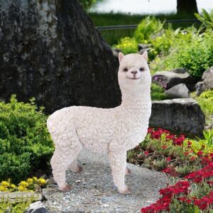 Design Toscano QM2860900 14 Inch Medium Alpaca Garden Statues