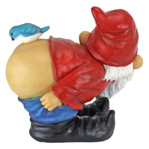 Design Toscano QM2872400 12 Inch Large Loonie Moonie Gnome