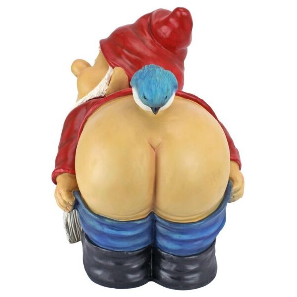 Design Toscano QM2872400 12 Inch Large Loonie Moonie Gnome