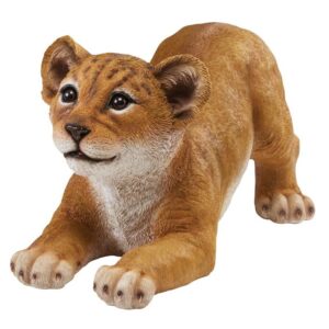 Design Toscano QM28733 7 1/2 Inch Tibesti Lion Cub Statue