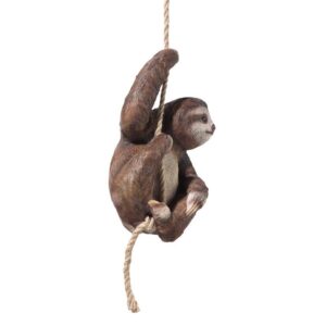 Design Toscano QM2890800 8 Inch Sloth Hanging from Rope