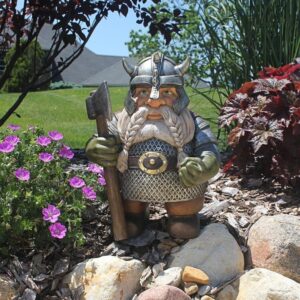 Design Toscano QM2932200 10 Inch Viking Gnome