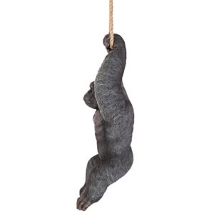 Design Toscano QM2958300 10 1/2 Inch Gorilla Hanging from Rope