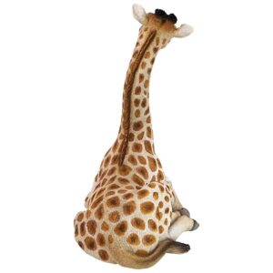 Design Toscano QM3019700 8 1/2 Inch Zari the Resting Giraffe Statue, Medium