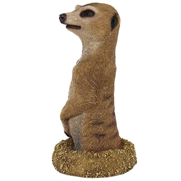 Design Toscano QM3143400 5 Inch Meerkat Coming Out of Ground Statue