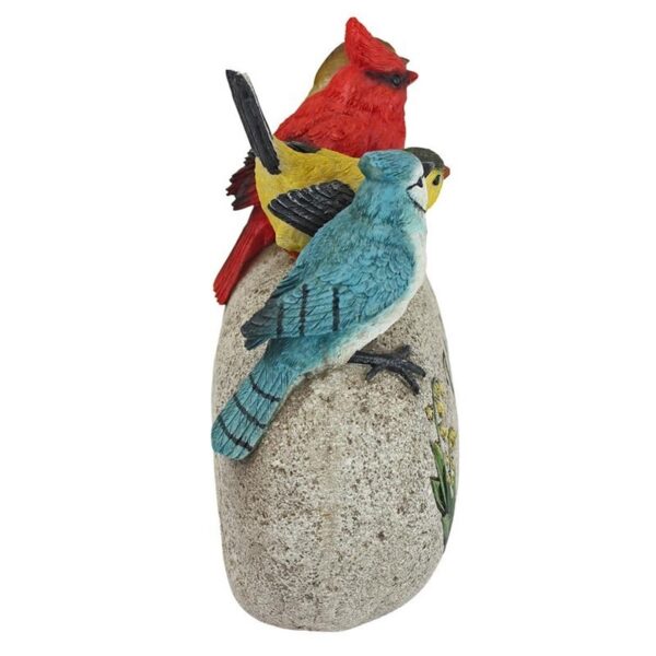 Design Toscano QM7512040 8 1/2 Inch Birdy Welcome Garden Stone Statue Medium