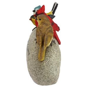 Design Toscano QM7512040 8 1/2 Inch Birdy Welcome Garden Stone Statue Medium