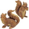 Design Toscano QM918873 3 Inch Set of Scamper and Chomper Squirrels