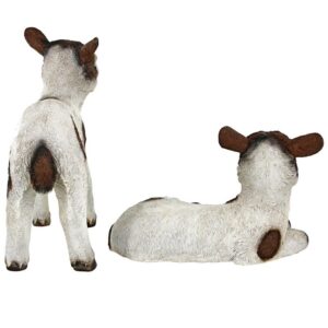 Design Toscano QM92305 12 1/2 Inch Set of Romeo and Juliet Goat Statues