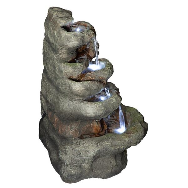 Design Toscano QN164061 21 Inch Ribbon Ridge Waterfall Fountain