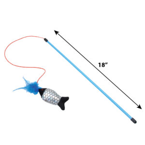 Turbo  Fishing Pole Wand Cat Toy