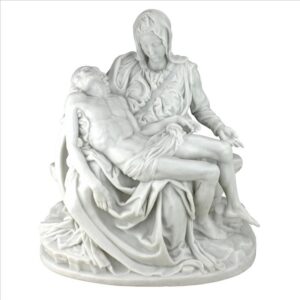 Design Toscano QS227254 17 Inch Pieta Bonded Marble Statue