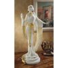 Design Toscano QS227442 12 1/2 Inch Draped in Art Deco Dancer Statue - Gold