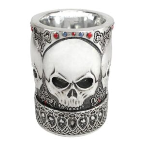 Design Toscano QS23010 3 Inch Gothic Skull Vessel and Pen Set