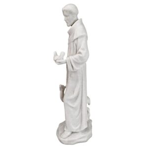 Design Toscano QS276335 4 Inch Bonded Marble St Francis of Assisi