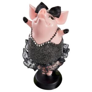 Design Toscano QS2814 5 Inch Hog Heaven Twinkle Toe Pig Statue