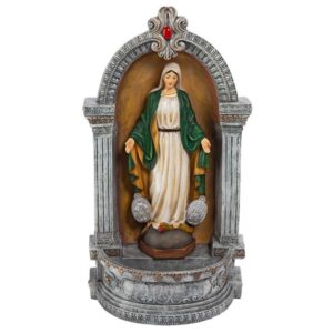 Design Toscano QS282314 7 Inch Virgin Mary of the Miraculous Medal Font