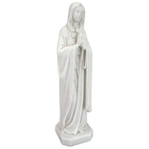 Design Toscano QS284214 4 1/2 Inch Blessed Virgin Mary Bonded Marble, Large