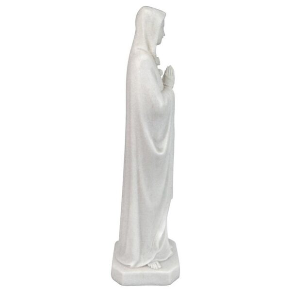 Design Toscano QS284214 4 1/2 Inch Blessed Virgin Mary Bonded Marble, Large