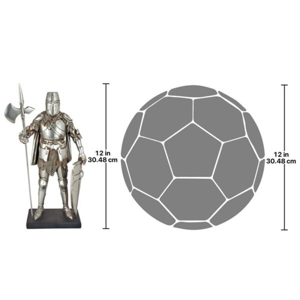 Design Toscano QS29041 6 Inch Medieval Nuremberg Castle Knight Statue