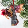 Design Toscano QS291250 4 1/2 Inch Zanzibar The Gothic Dragon Holiday Ornament