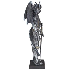 Design Toscano QS29357 7 Inch Knight with Dragon