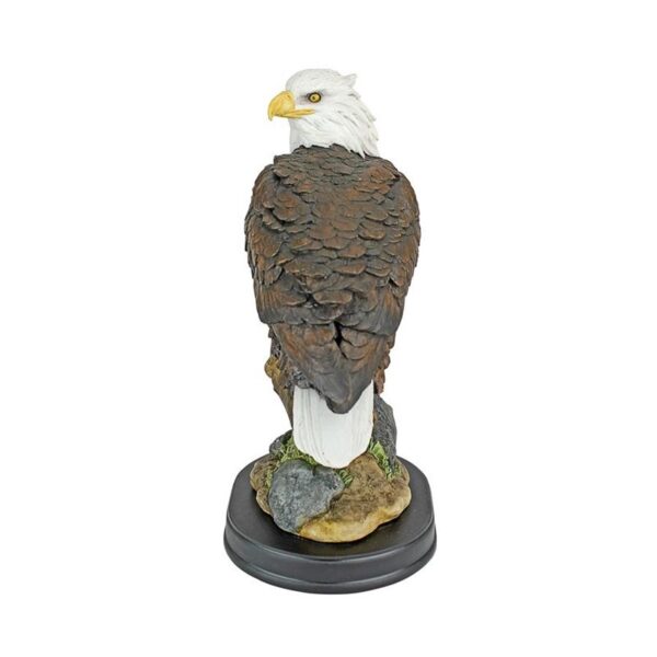 Design Toscano QS316 5 1/2 Inch Noble Bald Eagle Statues, Medium