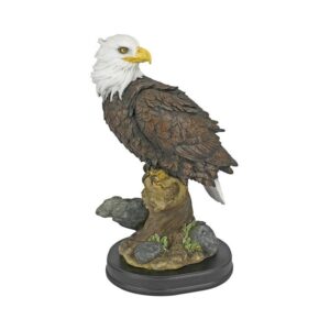 Design Toscano QS316 5 1/2 Inch Noble Bald Eagle Statues, Medium