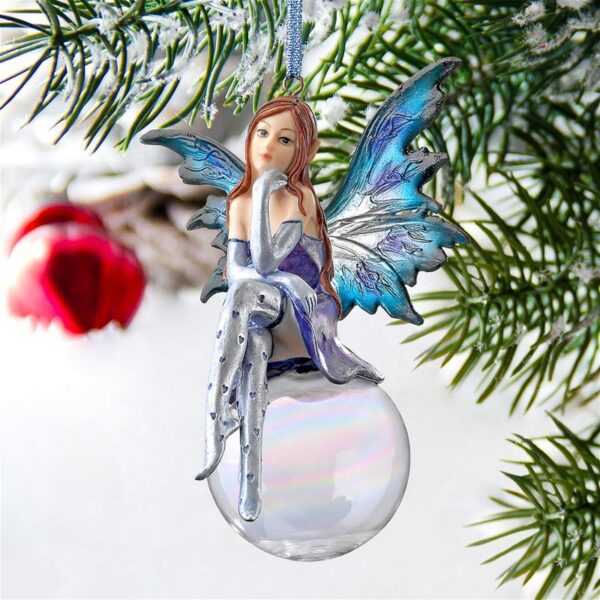 Design Toscano QS32760 4 1/2 Inch The Snow Fairy Goddess Holiday Ornament