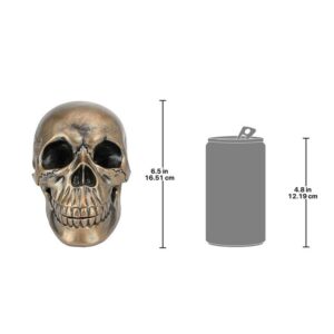 Design Toscano QS3917 5 Inch Memento Mori Skull Clock