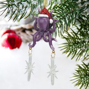 Design Toscano QS4040 2 Inch Tenacious Tentacles Octopus Holiday Ornament