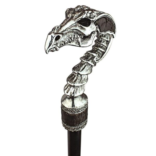 Design Toscano QS922493 2 Inch Drakkar Curved Neck Dragon Walking Stick