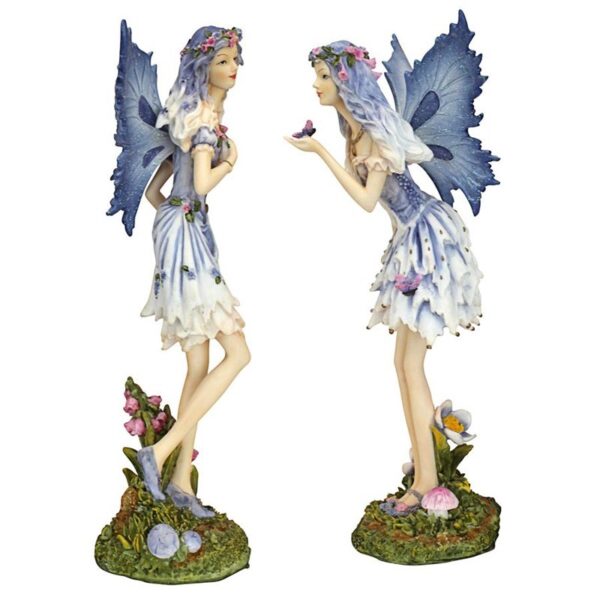 Design Toscano QS923234 5 Inch Set of Poppy and Meadow Windforest Fairies