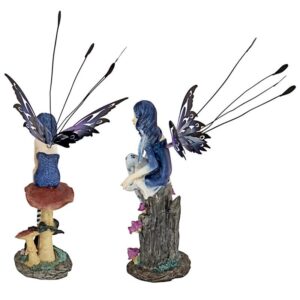 Design Toscano QS9232725 8 Inch Pepperwand Fairies, Set of 2