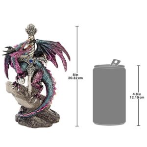 Design Toscano QS92707 5 Inch Dragon Blade Statue