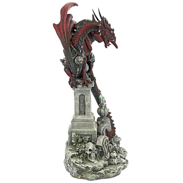 Design Toscano QS93454 7 Inch Warrior Dragon of The Necropolis Statue